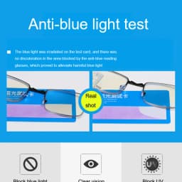 CLLOIO New Trend Multifocal Business Reading Glasses Men Memory Titanium Half frame Anti Blue Ray Progressive Glasses for Women