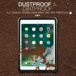 IP68 Waterproof Case Cover for Apple iPad 9.7 Air 3 Pro 10.5 with Screen Protector Water Resistant Kickstand Case with Strap
