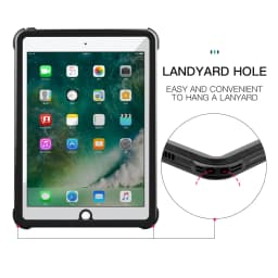 IP68 Waterproof Case Cover for Apple iPad 9.7 Air 3 Pro 10.5 with Screen Protector Water Resistant Kickstand Case with Strap