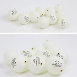 1pc Professional Fixed Table Tennis Ball With Bronze Holes For Table Tennis Stroking Training Robot Spare Ping Pong Ball Supply