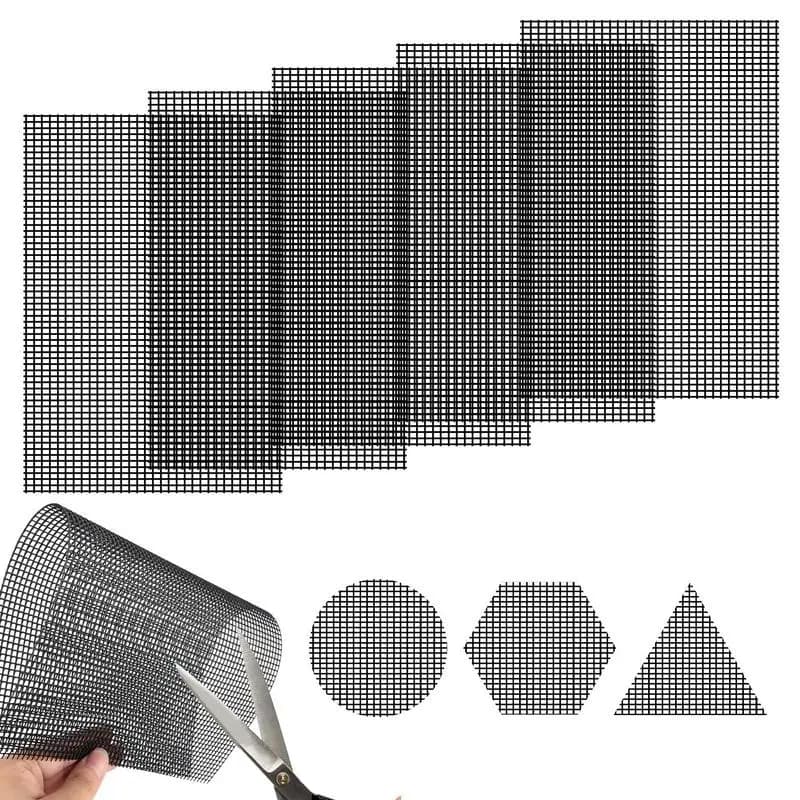 5/10/15/20pcs Flower Pot Mesh Pad 20x30cm Rectangular Basin hole mesh pad Prevent Soil Loss drainage hole mesh mat