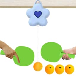 Table Tennis Trainer For Kids Hanging Pingpong Balls Training Device Portable Table Tennis Exerciser Self Workout Set For Kids