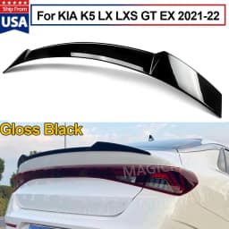 For 2021-2023 KIA K5 Sedan Factory Style Rear Trunk Lid Spoiler Wing Shiny Black