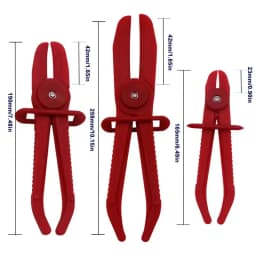 Hose Pinch Off Pliers Cut-Off Pliers For Fuels Hose Hose Line Clamp Cut-off Clamp Tubing Sealing Tool 3Pcs Hose Clamp Tool Set