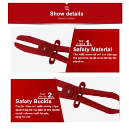Hose Pinch Off Pliers Cut-Off Pliers For Fuels Hose Hose Line Clamp Cut-off Clamp Tubing Sealing Tool 3Pcs Hose Clamp Tool Set