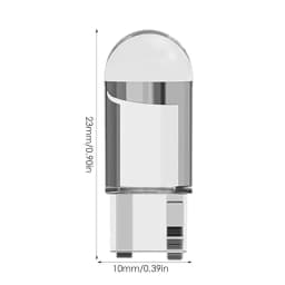 Waterproof T10LEDCOB LED Bulb For Car LED Signal Light Free Error 12/24V White Auto Wedge Side Trunk Lamps 10PCS For Car