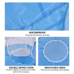 Portable Pet Tent Breathable Pet Cage Tent Small Animal Play Pen Indoor For Bunny/ Ferret/ Chinchilla/ Cat
