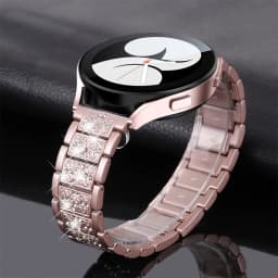 Diamond strap for Samsung Galaxy Watch 4/Classic/5/pro/Active 2 40mm 44mm Metal 20mm 22mm link Bracelet huawei gt 2e-3-pro band