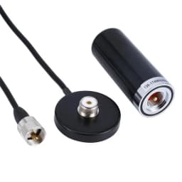 Mini UV Dual Section Car Antenna Walkie-talkie Antenna HH-N2RS UHF/VHF PL259 Radio Antenna RG58 With Magnetic Mounting Base