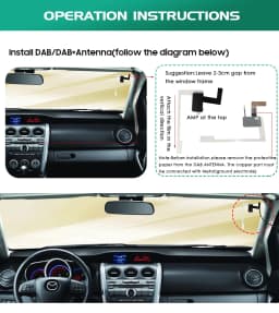 Car Monitor DAB+ BOX Adapter Dab USB Only Fits for Our Hizpo Brand Car Multimedia Players Which Supports DAB+