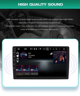 Car Monitor DAB+ BOX Adapter Dab USB Only Fits for Our Hizpo Brand Car Multimedia Players Which Supports DAB+