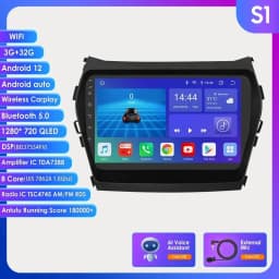 Car Android Radio Player for Hyundai IX45 Santa Fe ix 45 III XL 2013 - 2017 Autoradio Carplay Audio 2DIN Touch Screen Multimedia