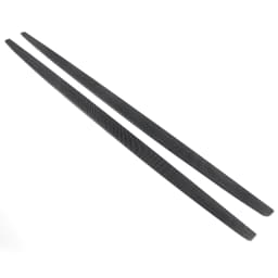Pair MP Side Skirts Extension Panel Lip Carbon Look For BMW E82 F20 F22 F23 F44