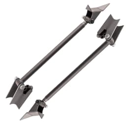 2x 2500lb Suspension Bags Heavy Duty Steel Bars Weld-On 4 Axle Link Kit For LKW