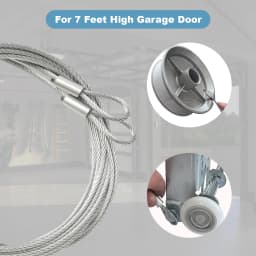 For Wayne Dalton TorqueMaster Garage Door Cable Pair 120"