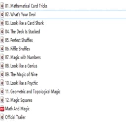 Math And Magic By Arthur T. Benjamin - Magic Tricks
