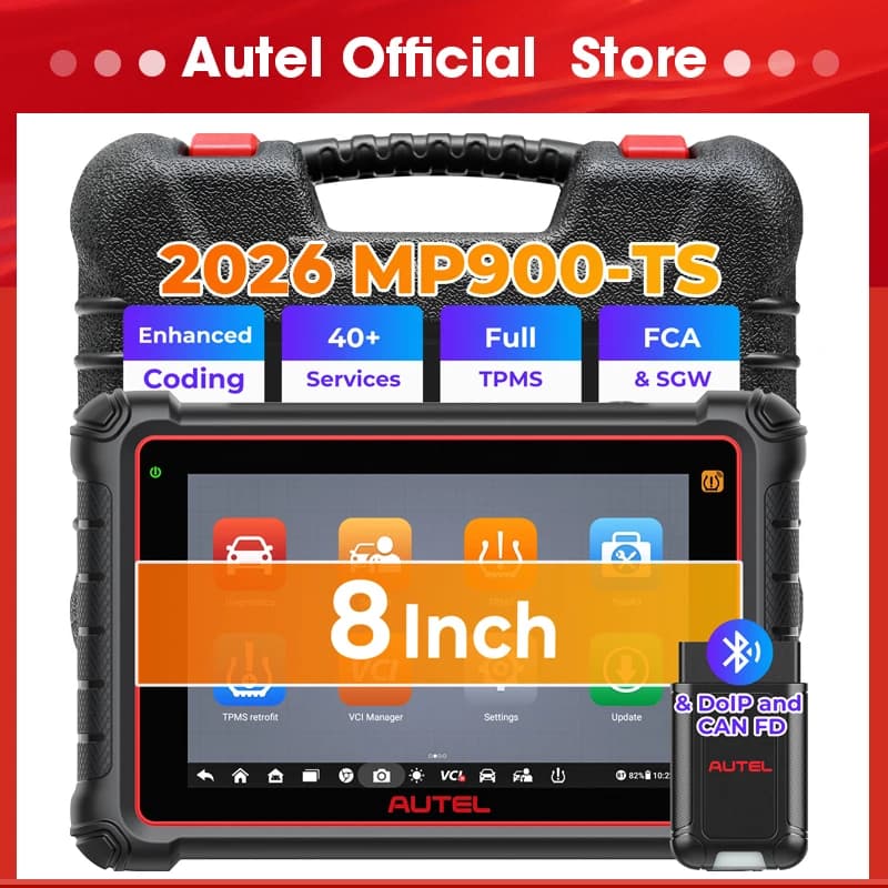 Autel MaxiPRO MP900TS MP900 TS OBD2 Diagnostic Scanner TPMS Programming Coding Tools 8 inch 40 Service