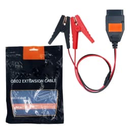 Memory Saver Connector Car Diagnostic Cable OBD2 Memory Saver Connector Memory Saver With Alligator Clip-On 12V Car Battery