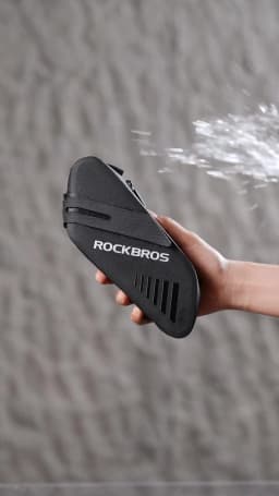 ROCKBROS Bicycle Saddle Bag 0.6L Capacity Waterproof Bike Rear Tail Bag Can Hang Taillights MTB Road Bike Bag Bike Accessories