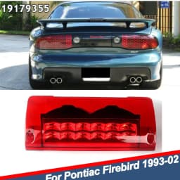 19179355 Red High Rise Spoiler 3rd Brake Lamp For 1993-2002 Pontiac Firebird/Transam