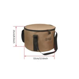 Outdoor Picnic Bag Waterproof Camping Travel Organizer Bag Large Capacity Storage Handbag Portable Thermal Cooler Food Lunch Box