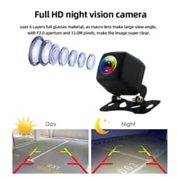 1080P AHD CAM Packing Assistance Night Vision Auto Parking Reverse Camera Adjustable Bracket Universal For Hizpo Car Accessories