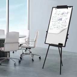 Whiteboard Stand Flip Chart Tripod Whiteboard 91 x 61 cm Height Adjustable Tripod Magnetic Whiteboard Dry Wipe