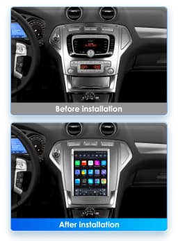 Hizpo 9.7" Android 13 Car Radio for Ford Mondeo Mk4 Galaxy A/C 2007-2010 Multimedia Video Player 2Din GPS DSP Carplay Navigation