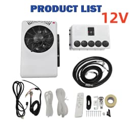 Treeligo Car Cooling 12V Air Conditioner 12000btu 24V Electrical Split Air AC Unit For RV Truck Tractors Van Motorhome Camper