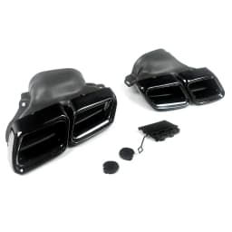 Rear Bumper Diffuser For Mercedes Benz E Class W212 Saloon with AMG Line 2014-2016 AMG E63 Style Gloss Black Accessories