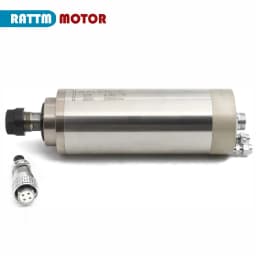 【EU Stock】CNC 2.2kw Water Cooling Spindle ER20 2200W 220V Water-Cooled Milling Spindle + 2.2KW HY VFD Inverter + Collets + Water