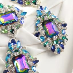 Stonefans Exaggerated Geometric Dangle Earrings Women 2024 Bohemian Statement Earrings Vintage Rhinestones Huge Studs Earrings