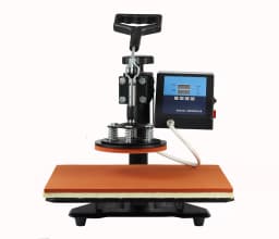 8-in-1 Heat Press Machine 30x38CM 2D Sublimation Printer for T-shirts Cap Mug Plate - Combo Craft Machine with CE Approval