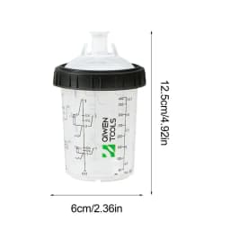 Mixing Cup For Hvlp Paint Spray Car Painting Kit With Clear Scale Paint Tools & Equipment With 50 Cup & Lids System Spray Guns &