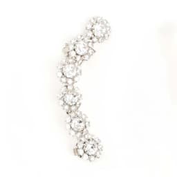 Stonefans Flower Ear Clip Jewellery Without Piercing Earrings for Women Sparkling Cuff Ear Elegant Fashion Wedding Jewelry Gifts