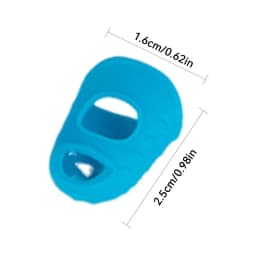 Silicone Finger Protectors 4PCS Soft Silicone Fingertip Grips Finger Sleeve Kalimba Thumb Picks Small Guitar Nails For Stringed