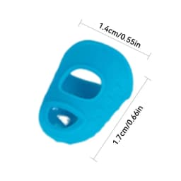 Silicone Finger Protectors 4PCS Soft Silicone Fingertip Grips Finger Sleeve Kalimba Thumb Picks Small Guitar Nails For Stringed