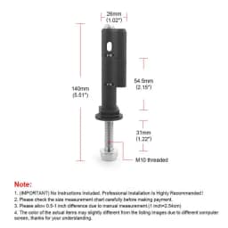 Mount Pins For Traction Board 4pcs Traction Board Recovery Board Lockable Pins For Car Vehicle Loading Safety Pins For