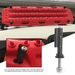 Mount Pins For Traction Board 4pcs Traction Board Recovery Board Lockable Pins For Car Vehicle Loading Safety Pins For