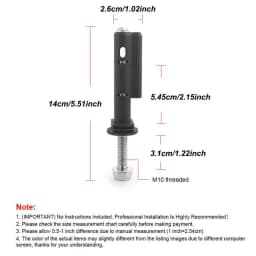 Mount Pins For Traction Board 4pcs Traction Board Recovery Board Lockable Pins For Car Vehicle Loading Safety Pins For