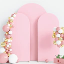 Three-piece Set Solid Covers Birthday Balloons Photography Backdrops Elastic Fabric Cover Wedding Decoration Party Supplies