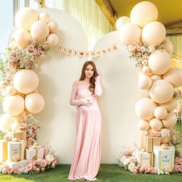 Three-piece Set Solid Covers Birthday Balloons Photography Backdrops Elastic Fabric Cover Wedding Decoration Party Supplies