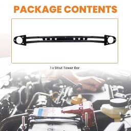 1x Front Upper Strut Tower Dual Bar Brace for Dodge Charger SRT-8 2006 2007 208 2009 2010