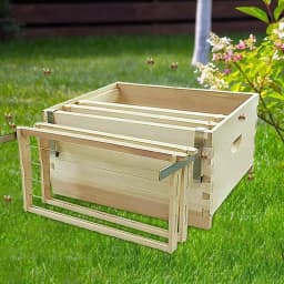 Beehive Frame Perch 2pcs Stainless Steel Beehive Holder Stable Bee Hive Supplies Multifunctional Rustproof Beekeeping Supplies