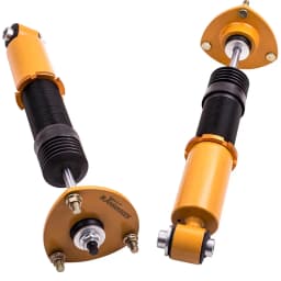 Air Shocks to Coil Spring Coilover Lowering Kit For BMW X5 E53 2000-2006 Strut Assembly Coilovers Shocks Springs For Adj. Height