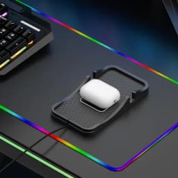 Cordless Cell Phone Charger For Car Cordless Fast Charging Pad For Auto Non-Slip Cell Phone Charger Pad Flat Charging Mat For