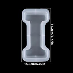 Resin Letter Molds Letter Candle Mold Baking Molds For DIYs Candle Chocolate Cake Plaster Home Decor Candle Making Supplies