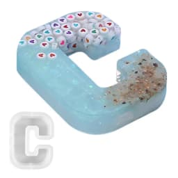 Resin Letter Molds Letter Candle Mold Baking Molds For DIYs Candle Chocolate Cake Plaster Home Decor Candle Making Supplies