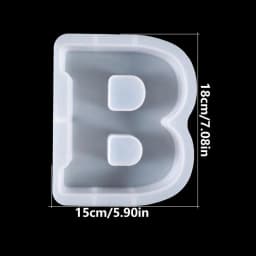Resin Letter Molds Letter Candle Mold Baking Molds For DIYs Candle Chocolate Cake Plaster Home Decor Candle Making Supplies