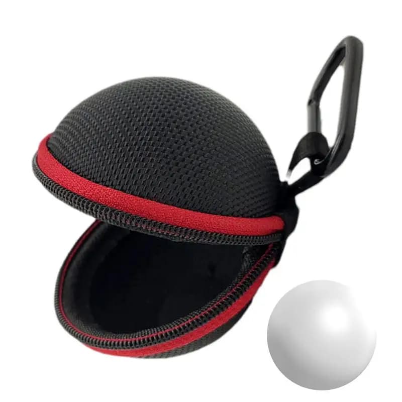 Cue Ball Case Holder Bag for Billiard Training Billiards Supplies Storage Bag Hard Cues Ball Case Billiard Ball Carrying Case